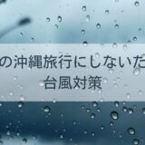 【最悪の沖縄旅行にしないために】台風で帰れない・直撃時の対処法と事前対策ガイド