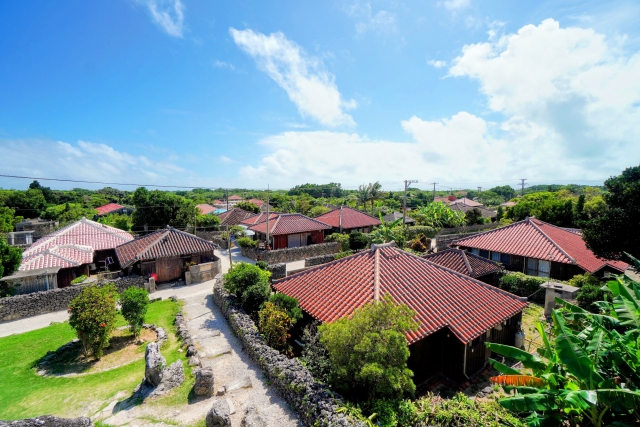 竹富島の集落