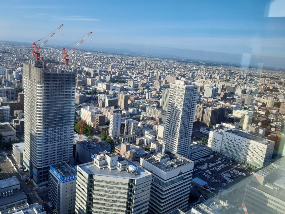 札幌JRタワーT38からの景色