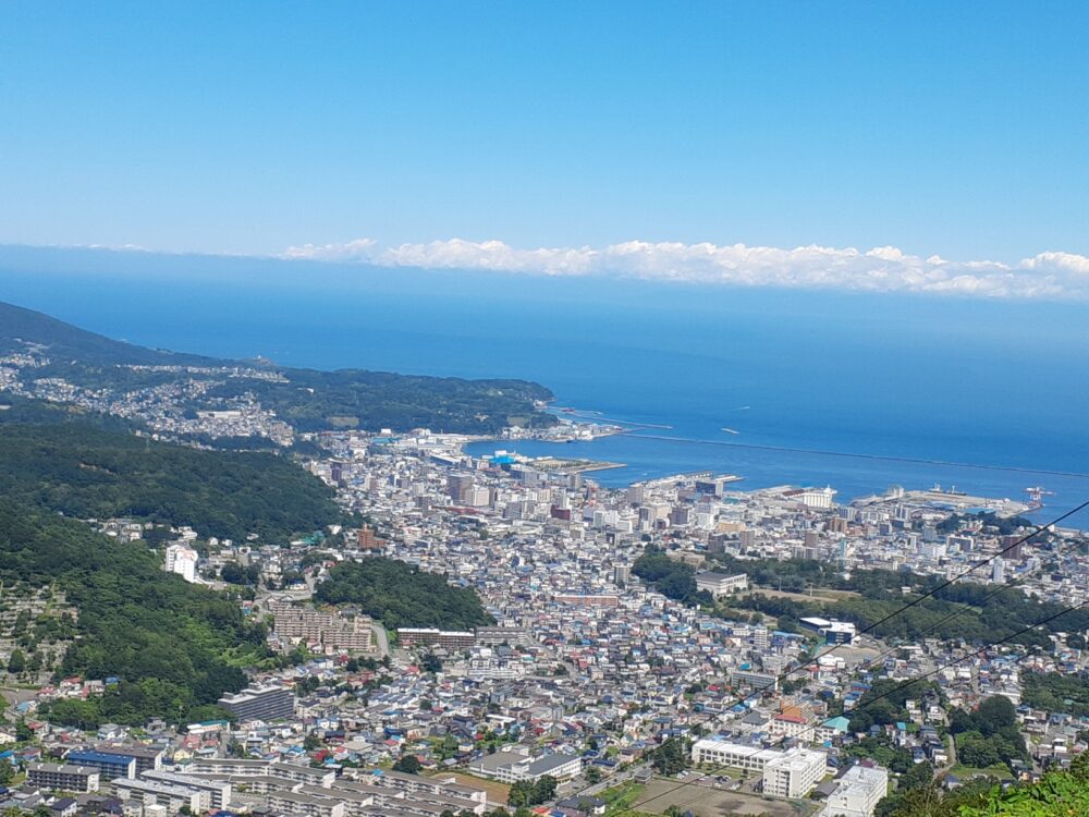 天狗山展望台からの景色