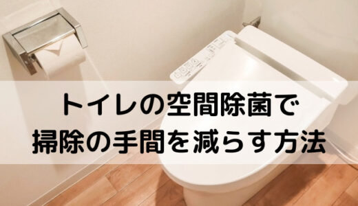 トイレの空間除菌で掃除の手間を減らします／クレベリン トイレ消臭除菌剤