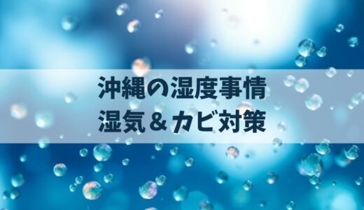 沖縄の湿度が高すぎる！湿気＆カビ対策7選