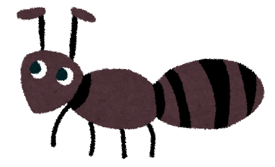 アリのイラスト