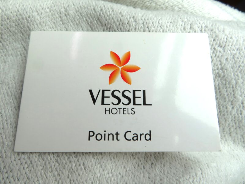 ベッセルホテルのポイントカード