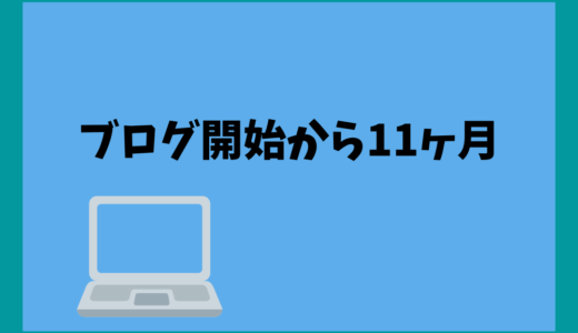 ブログを開始して１１ヶ月の状況｜アドセンス収益が過去最低でした
