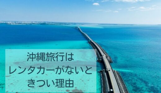 沖縄旅行はレンタカーなしはきつい理由と車以外の交通手段