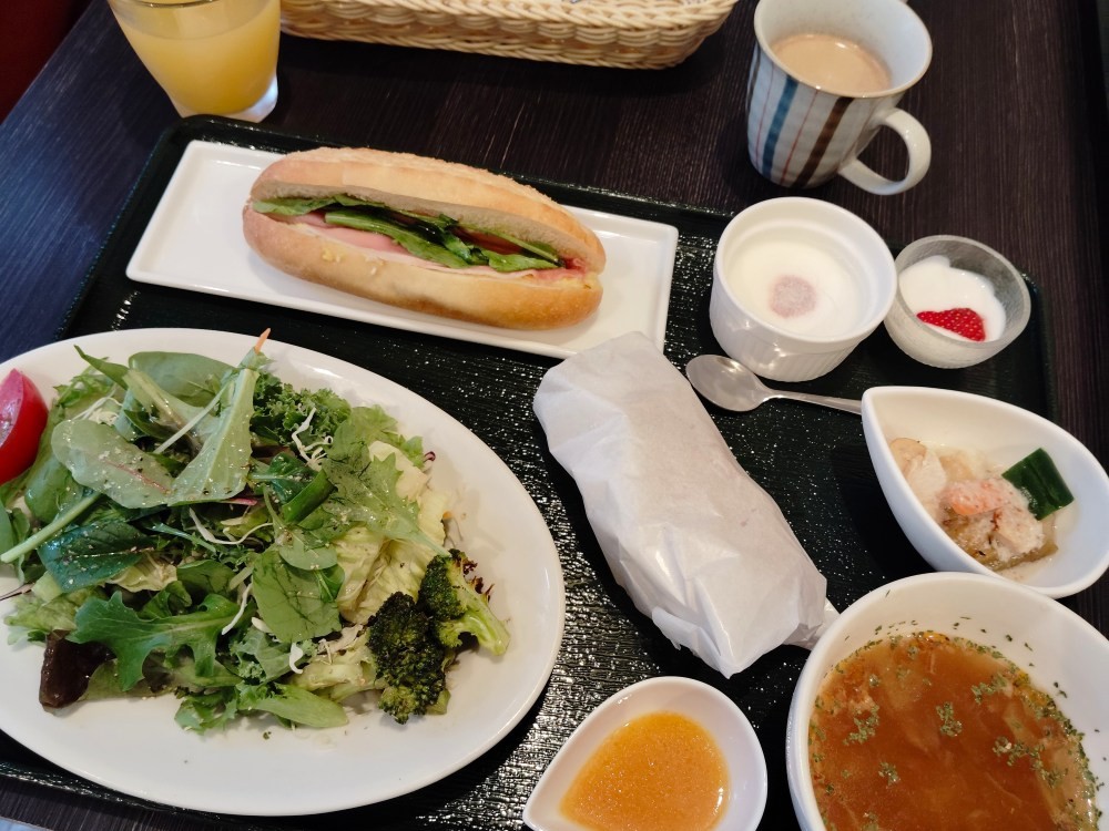 ユクエスタ旭橋の朝食