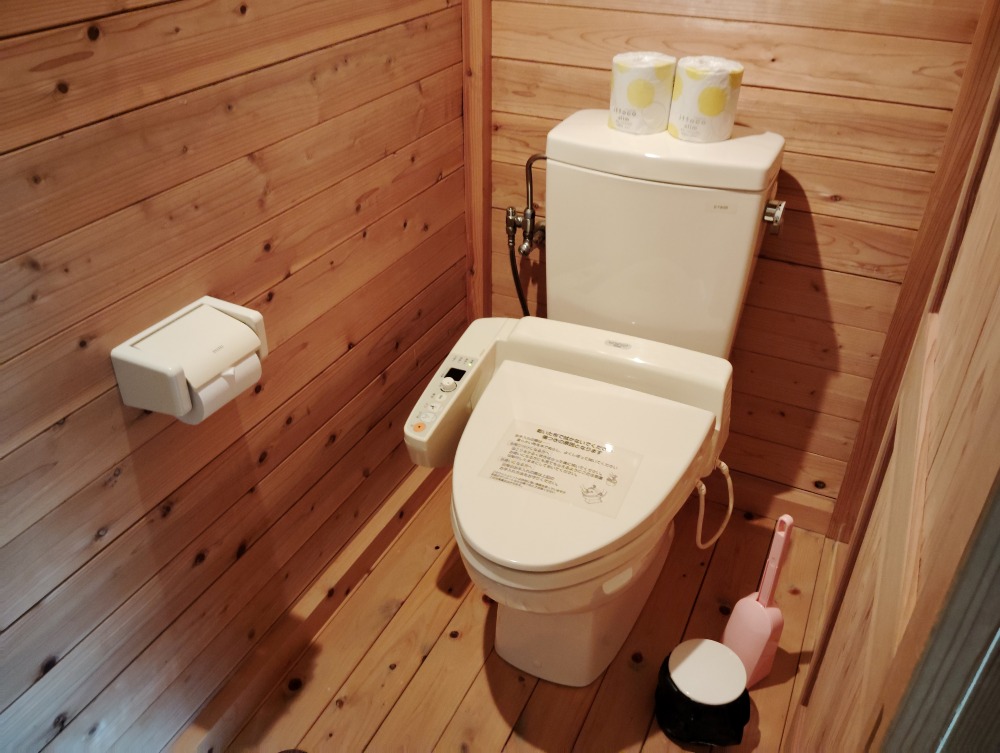 コテージ山霧のトイレ
