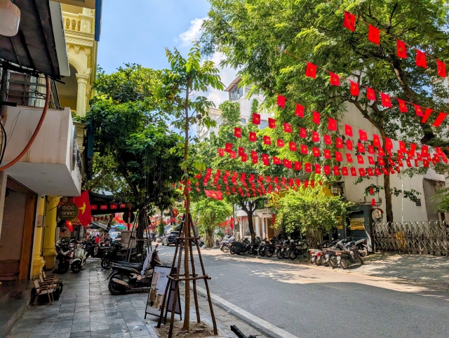 ハノイの街並み