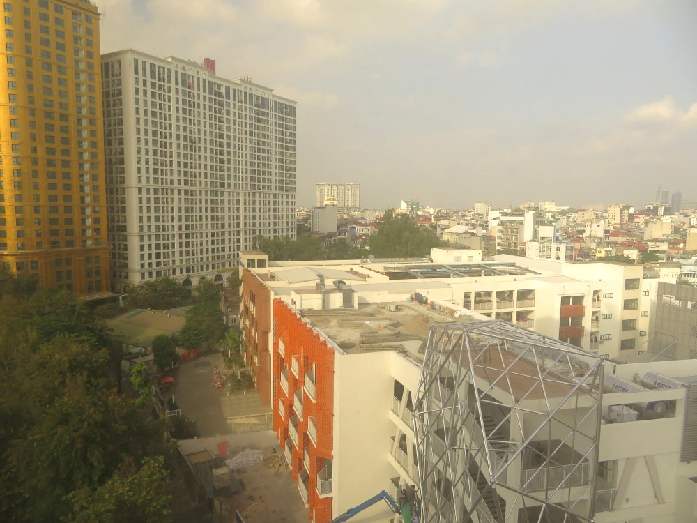 ハノイホテルの窓からの景色