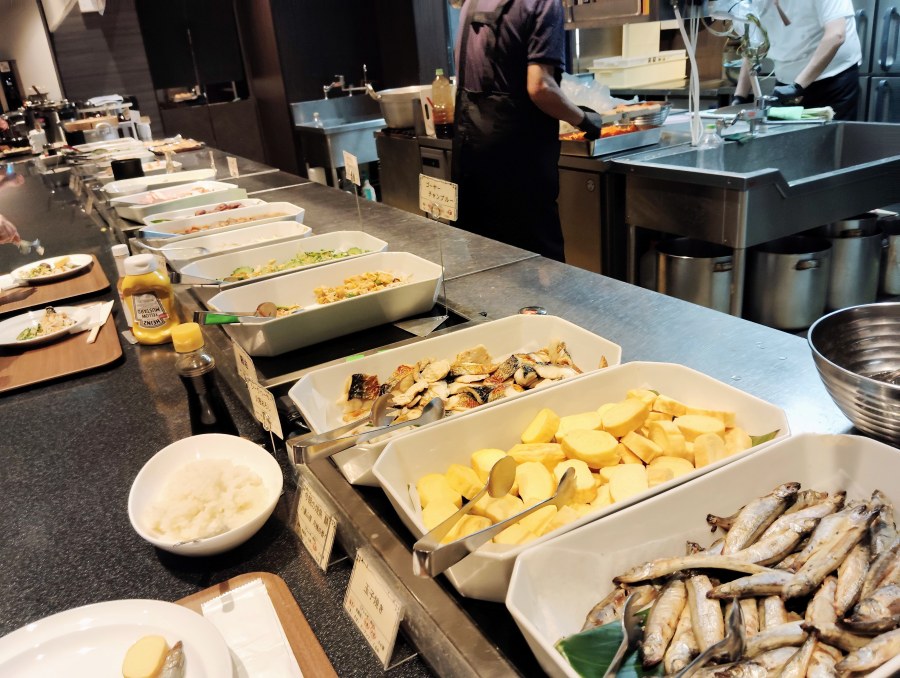 ホテルグランビュー石垣The Firstの朝食バイキング