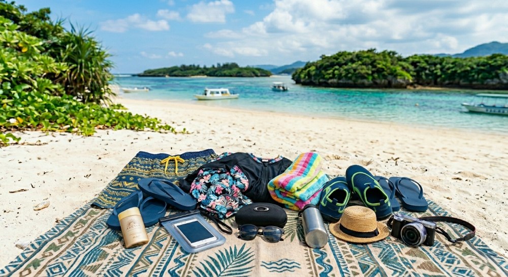 マリンレジャーの持ち物